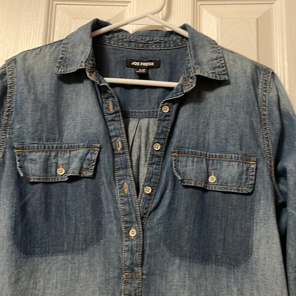 Denim long poloshirts - Picture 5 of 5